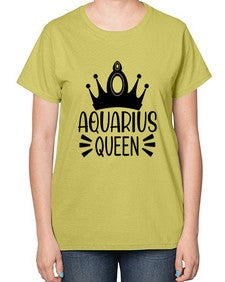 Aquarius queen 73# - aquarius-  Ladies T-Shirt