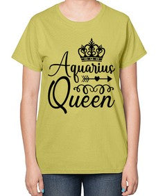Aquarius queen 74# - aquarius-  Ladies T-Shirt