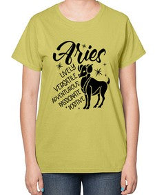 Aries 100# - aries-  Ladies T-Shirt