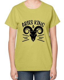 Aries king 109# - aries-  Ladies T-Shirt
