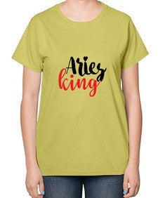 Aries king 96# - aries-  Ladies T-Shirt