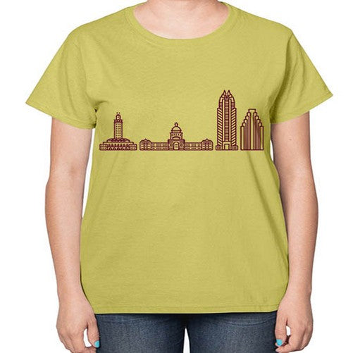 AustinTX 381# - cities-  Ladies T-Shirt