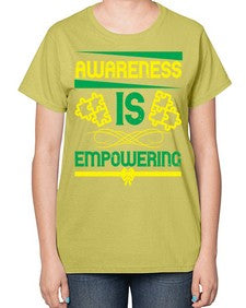 Awareness is empowering Style 4# - Self awareness-  Ladies T-Shirt