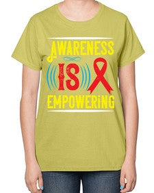 Awareness is empowering Style 6# - Self awareness-  Ladies T-Shirt