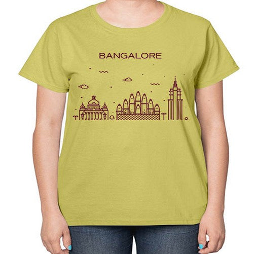 Bangalore 399# - cities-  Ladies T-Shirt