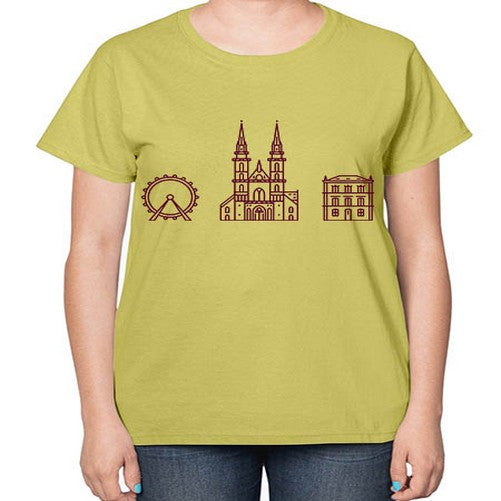 Basel 418# - cities-  Ladies T-Shirt