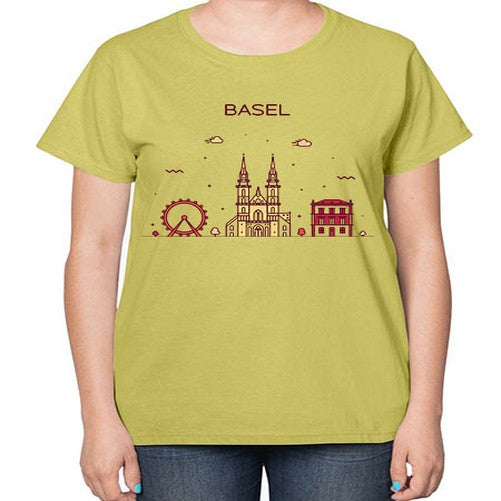 Basel 419# - cities-  Ladies T-Shirt