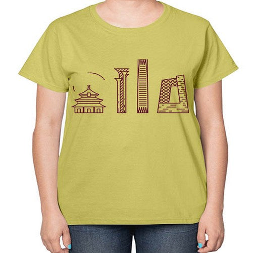 Beijing 426# - cities-  Ladies T-Shirt