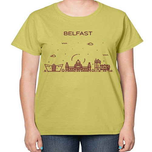Belfast 434# - cities-  Ladies T-Shirt