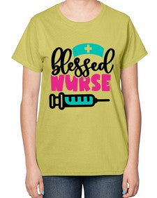 Blessed Nurse Style Style 630# - nurse-  Ladies T-Shirt