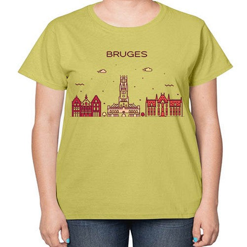 Bruges 502# - cities-  Ladies T-Shirt