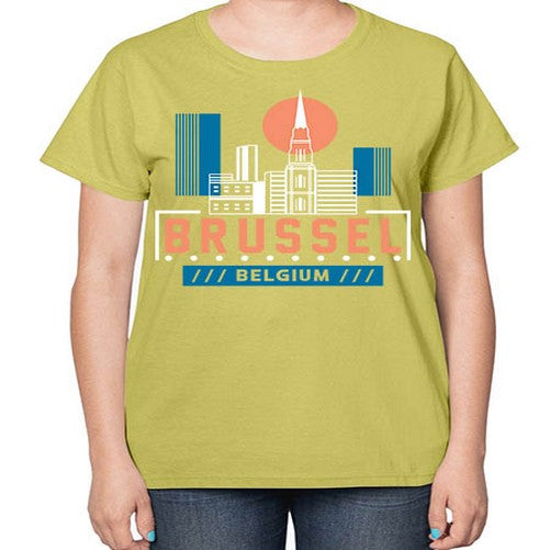 Brussel 504# - cities-  Ladies T-Shirt