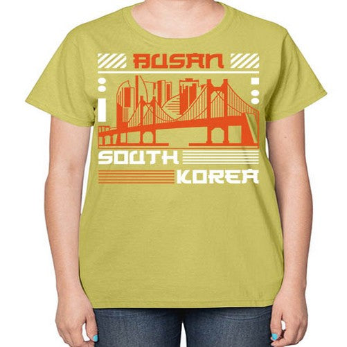 Busan 524# - cities-  Ladies T-Shirt