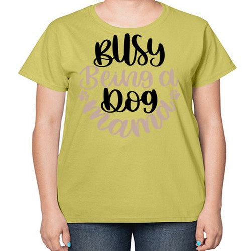 Busy Being A Dog Style 32# - dogs-  Ladies T-Shirt