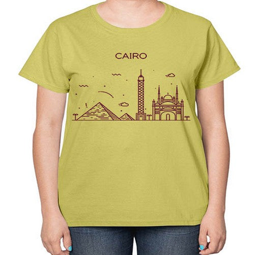 Cairo 526# - cities-  Ladies T-Shirt