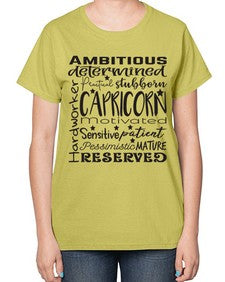Capricorn 566# - capricorn-  Ladies T-Shirt