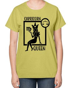 Capricorn queen 194# - capricorn-  Ladies T-Shirt