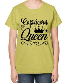 Capricorn queen 196# - capricorn-  Ladies T-Shirt