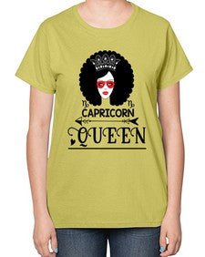 Capricorn queen 197# - capricorn-  Ladies T-Shirt