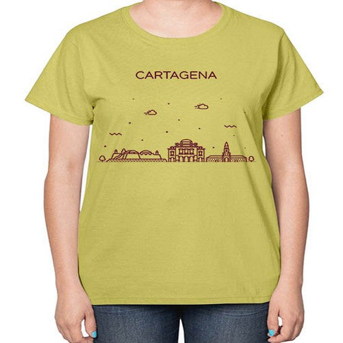 Cartagena 547# - cities-  Ladies T-Shirt