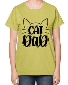 Cat Dad Style 81# - cats-  Ladies T-Shirt