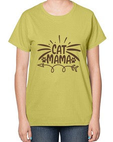 Cat Mama Style 5# - cats-  Ladies T-Shirt