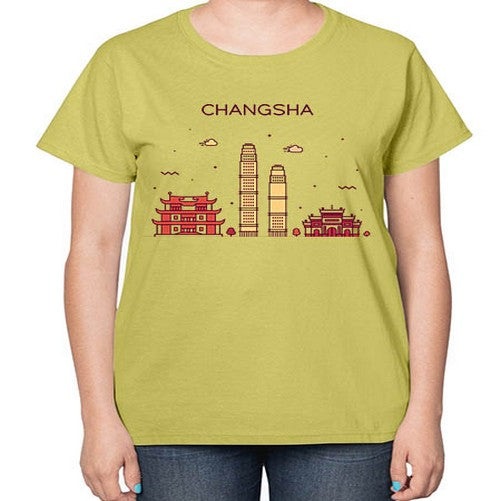 Changsha 555# - cities-  Ladies T-Shirt
