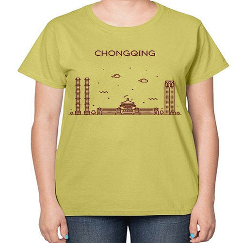 Chongqing 581# - cities-  Ladies T-Shirt