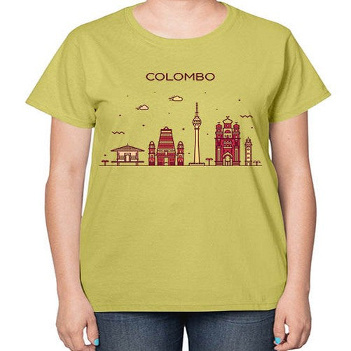 Colombo 599# - cities-  Ladies T-Shirt