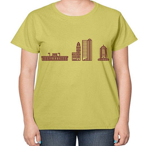ColumbusOH 610# - cities-  Ladies T-Shirt