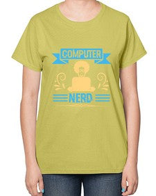 Computer Nerd 10# - computer-  Ladies T-Shirt