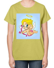 Cupid 79# - cartoon general-  Ladies T-Shirt