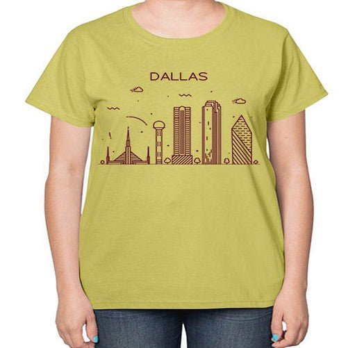 Dallas 643# - cities-  Ladies T-Shirt
