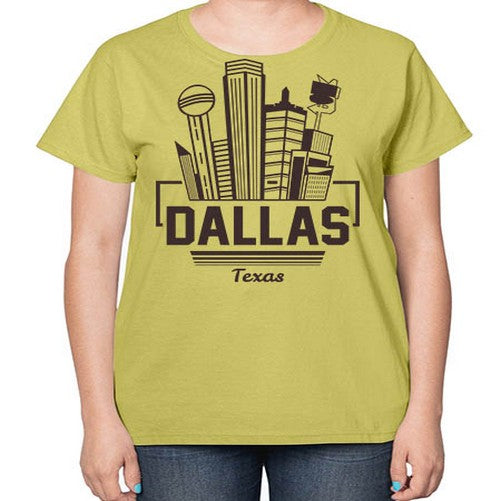 Dallas 645# - cities-  Ladies T-Shirt