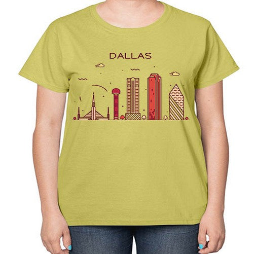 Dallas 646# - cities-  Ladies T-Shirt
