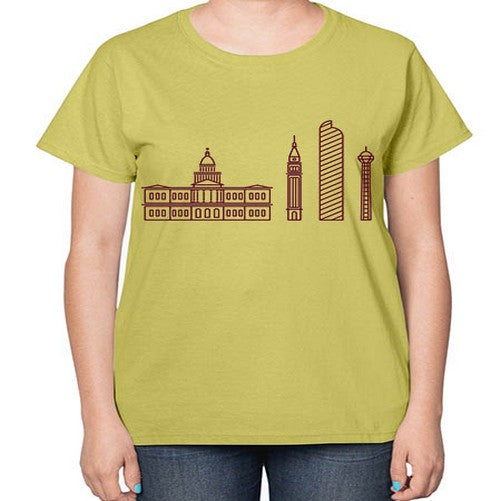 Denver 660# - cities-  Ladies T-Shirt