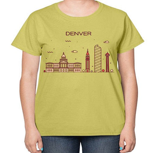 Denver 661# - cities-  Ladies T-Shirt