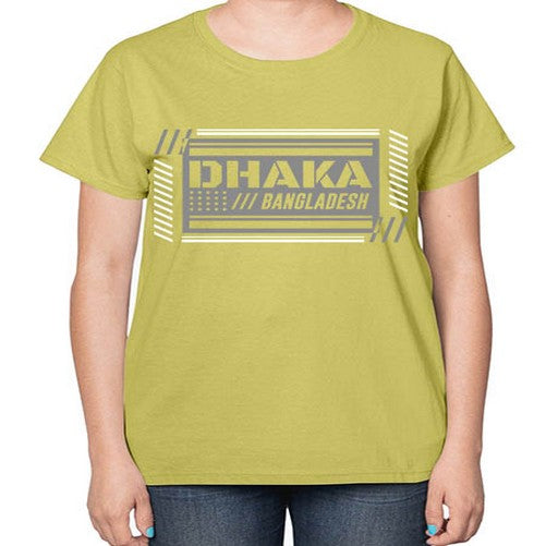 Dhaka 668# - cities-  Ladies T-Shirt