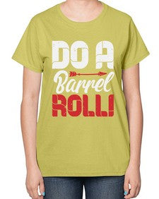 Do a barrel roll 4# - video games-  Ladies T-Shirt