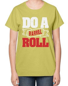Do a barrel roll 5# - video games-  Ladies T-Shirt