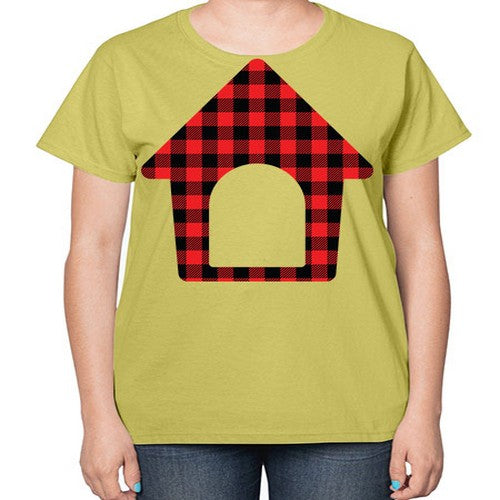 Dog House Style 98# - dogs-  Ladies T-Shirt