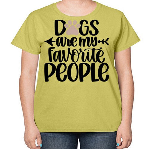 Dogs Are My Favorite People Style 22# - dogs-  Ladies T-Shirt