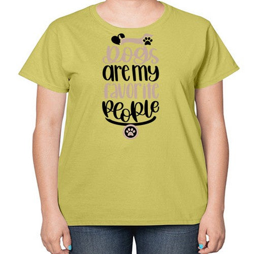 Dogs Are My Favorite People Style 23# - dogs-  Ladies T-Shirt