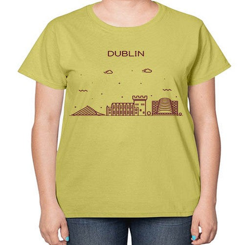 Dublin 691# - cities-  Ladies T-Shirt