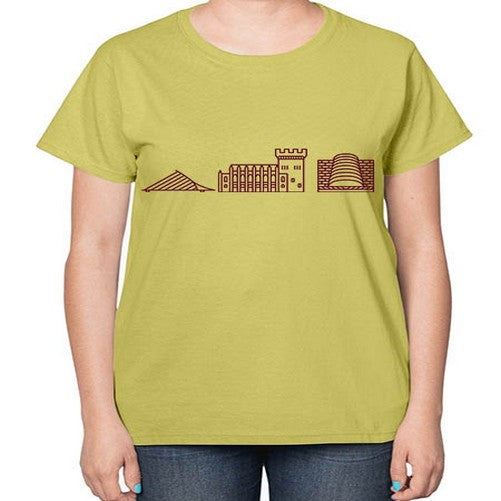 Dublin 692# - cities-  Ladies T-Shirt