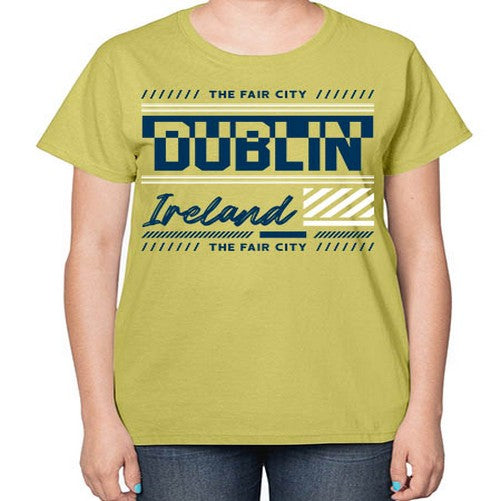 Dublin 693# - cities-  Ladies T-Shirt
