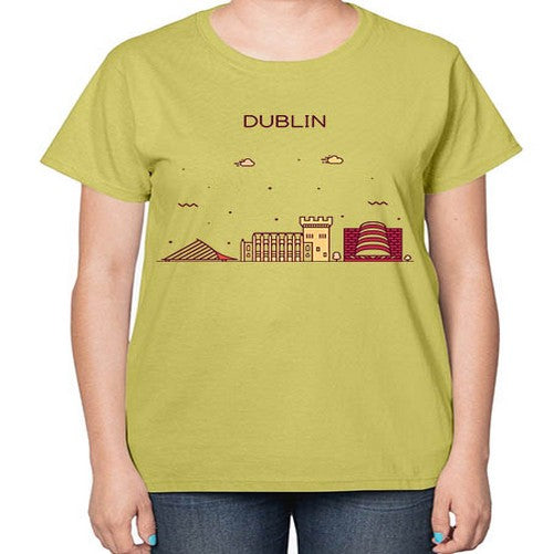 Dublin 694# - cities-  Ladies T-Shirt