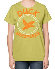 Duck Whisperer Style 2# - ducks-  Ladies T-Shirt