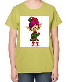 Elf 118# - cartoon general-  Ladies T-Shirt
