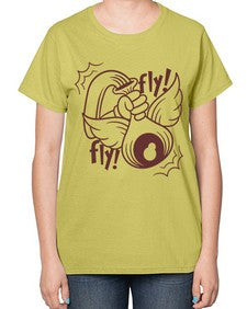 Fly 125# - cartoon general-  Ladies T-Shirt